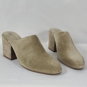 Chocolat Blu | Julia Block Heel Suede Mule